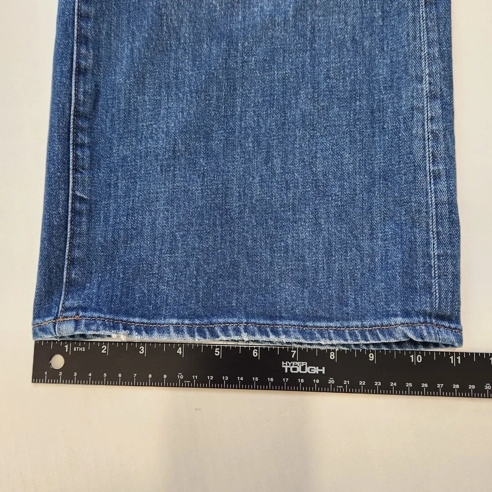 Madewell Wide Leg Crop Jeans High‎ Rise Women's Size 26 Blue Denim Stretch